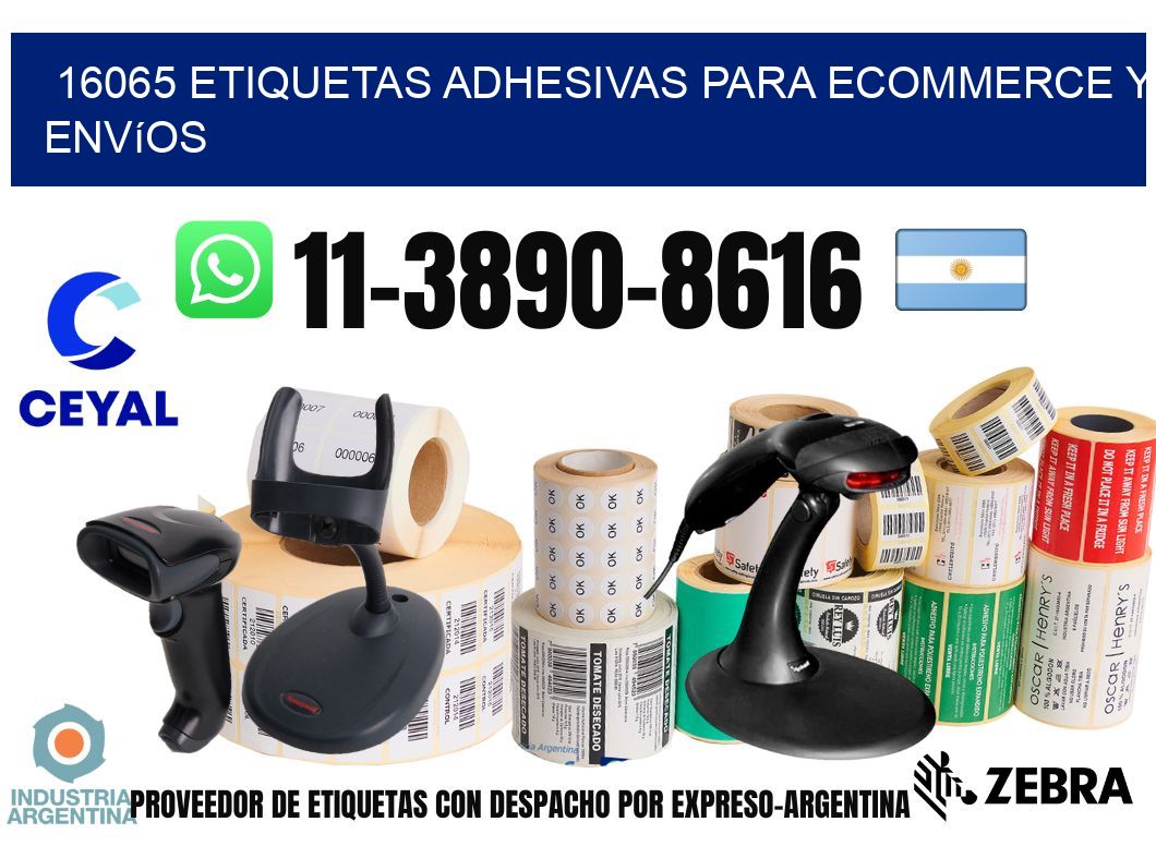 16065 Etiquetas adhesivas para ecommerce y envíos