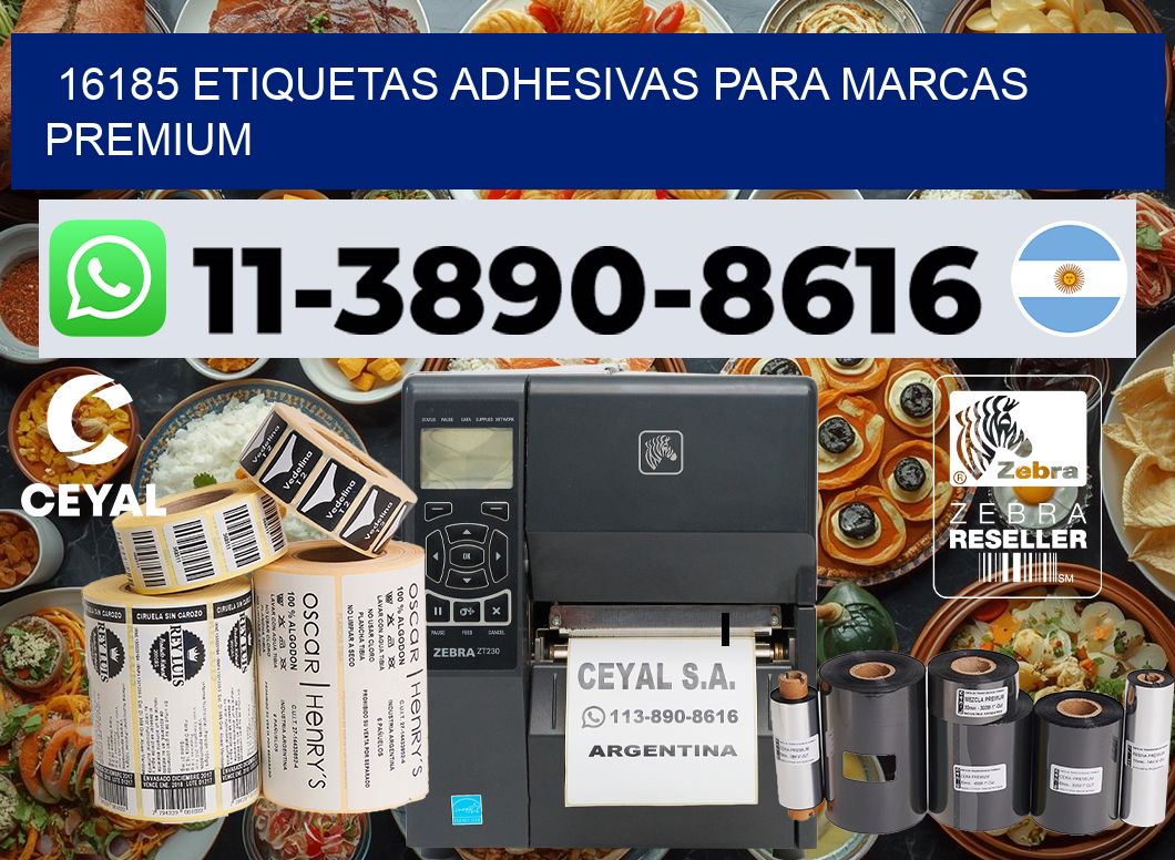 16185 Etiquetas adhesivas para marcas premium