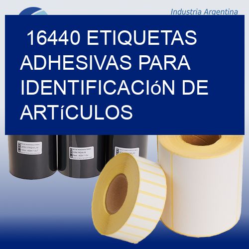 16440 Etiquetas adhesivas para identificación de artículos