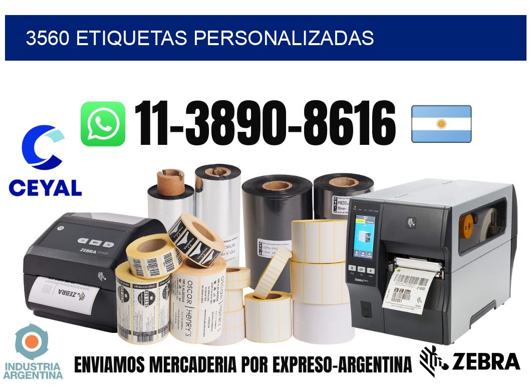 3560 etiquetas personalizadas