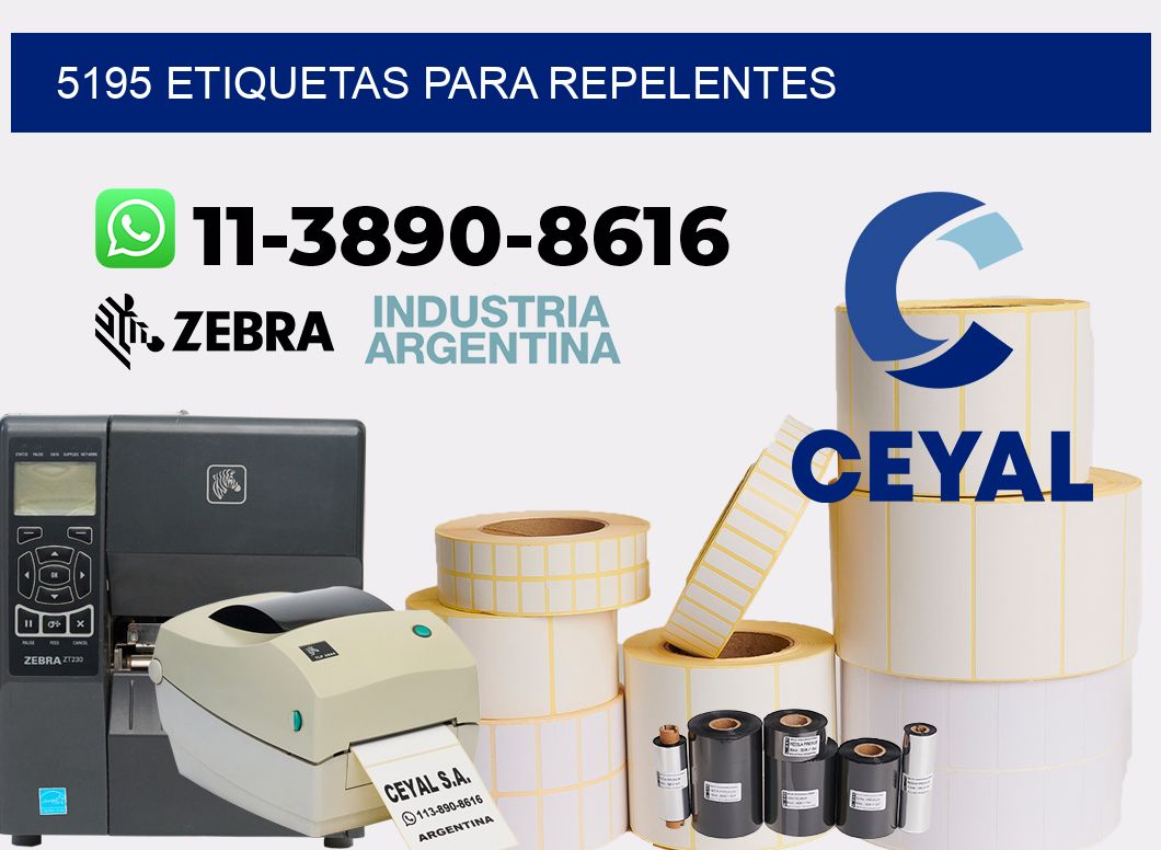 5195 Etiquetas para repelentes