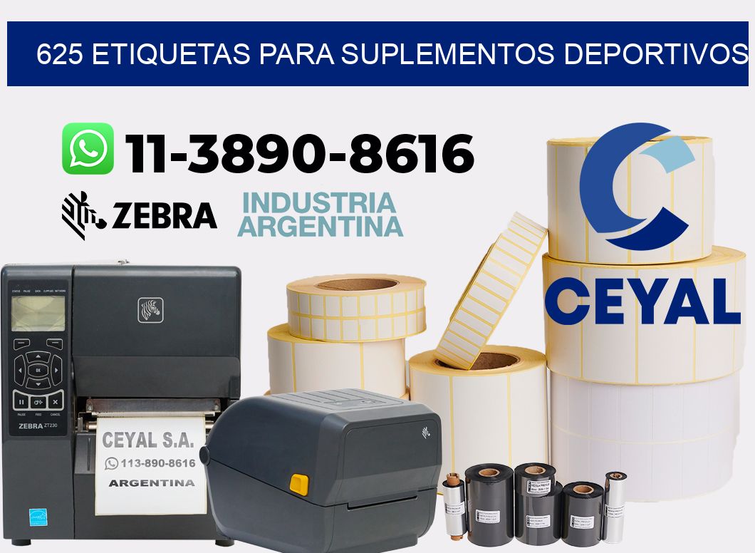 625 Etiquetas para suplementos deportivos