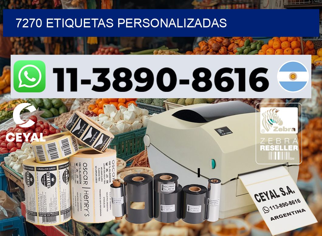 7270 etiquetas personalizadas