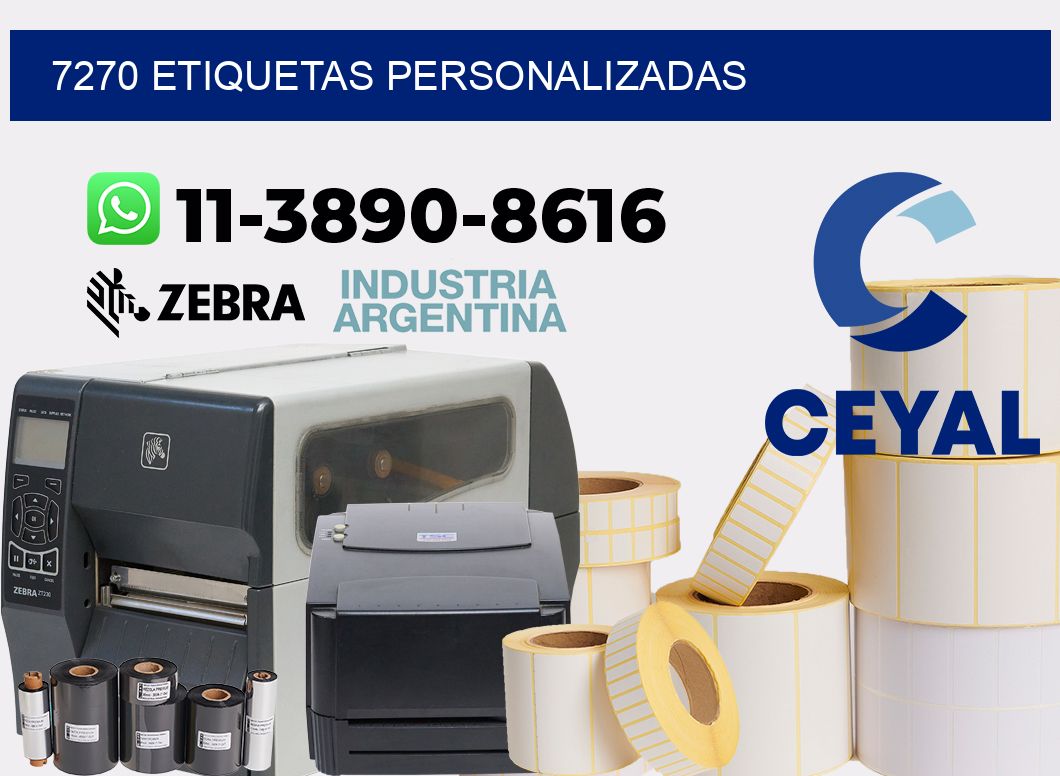 7270 etiquetas personalizadas