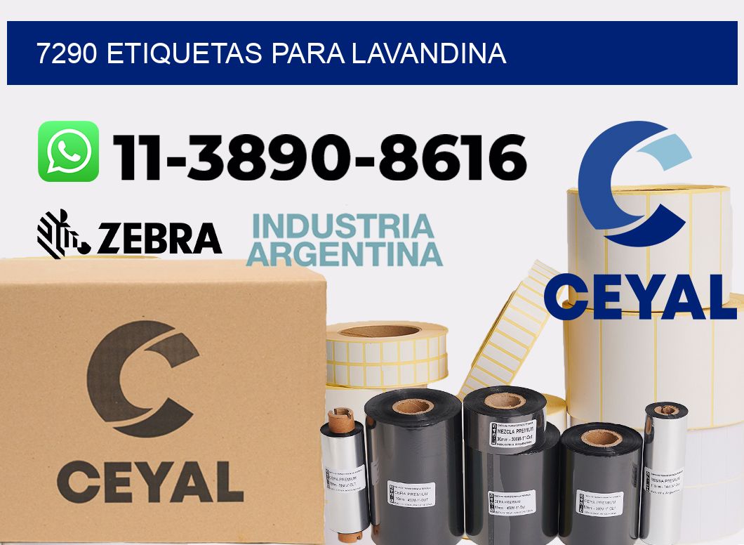 7290 Etiquetas para lavandina