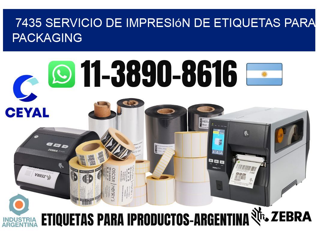 7435 Servicio de impresión de etiquetas para packaging