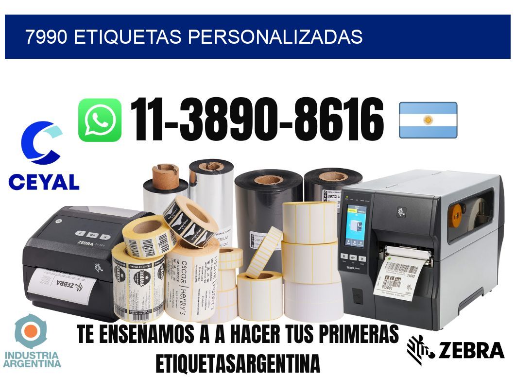 7990 etiquetas personalizadas