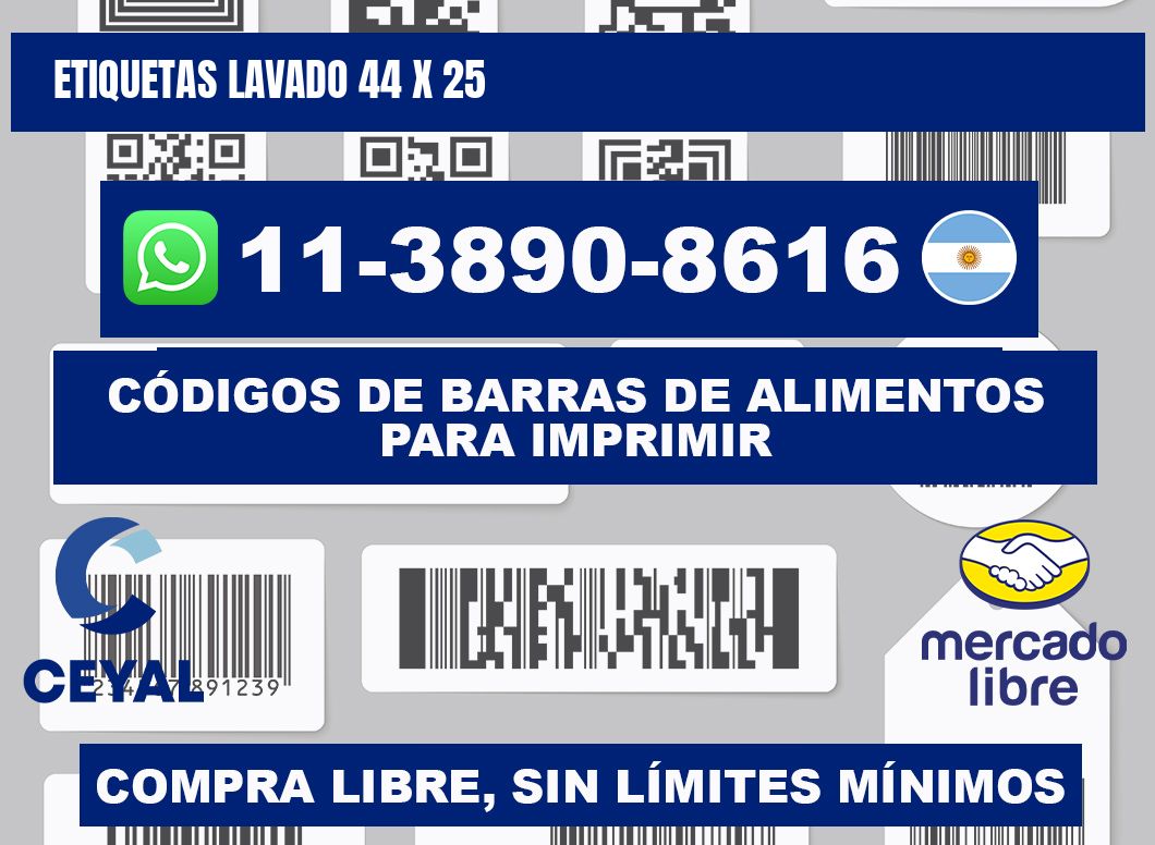 ETIQUETAS LAVADO 44 x 25