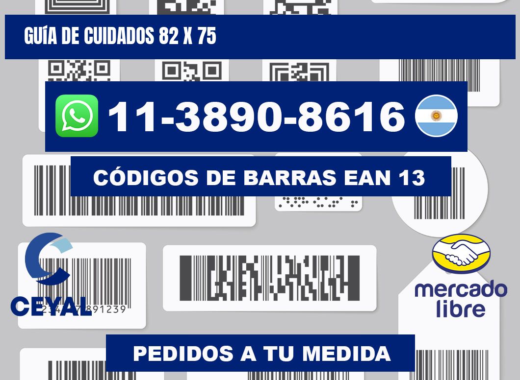 Guía de cuidados 82 x 75