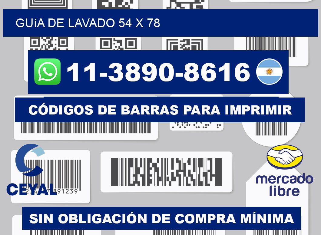Guía de lavado 54 x 78