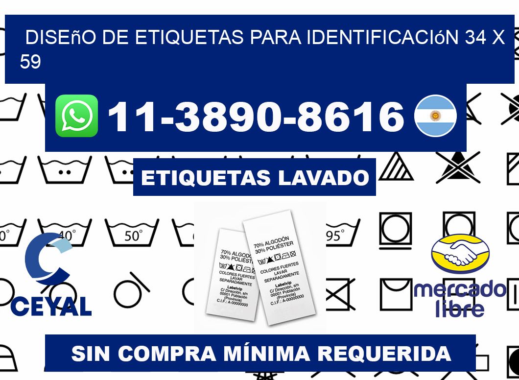 diseño de etiquetas para identificación 34 x 59