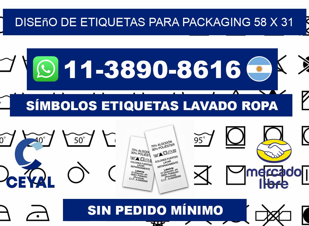 diseño de etiquetas para packaging 58 x 31