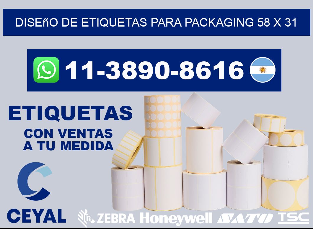 diseño de etiquetas para packaging 58 x 31