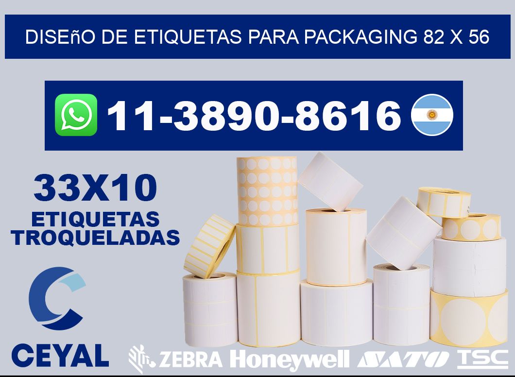 diseño de etiquetas para packaging 82 x 56