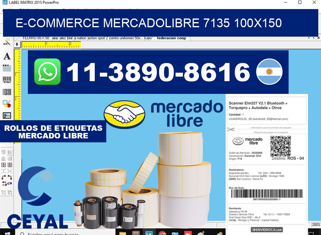 E-commerce mercadolibre 7135 100x150