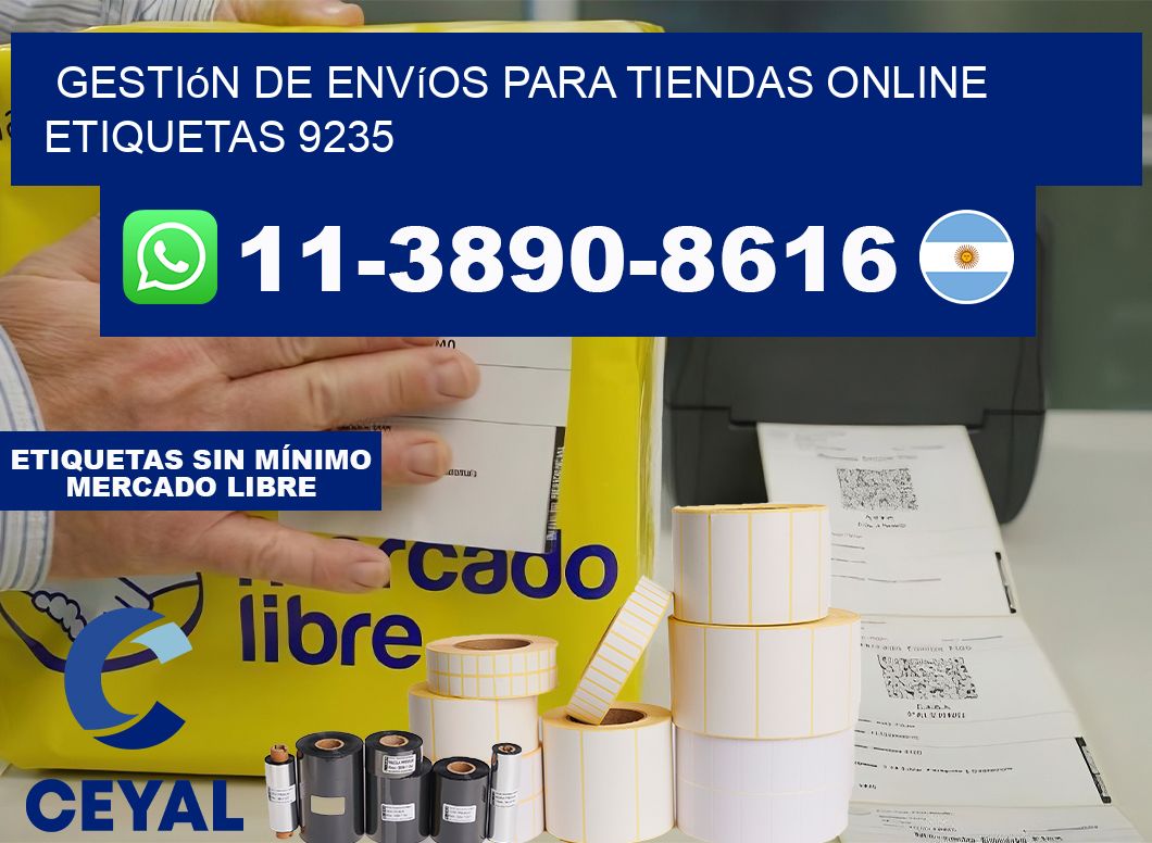 Gestión de envíos para tiendas online  etiquetas 9235