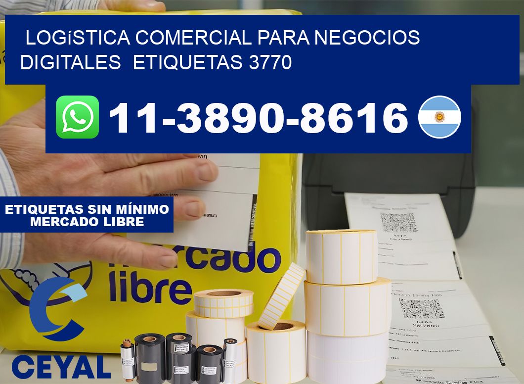 Logística comercial para negocios digitales  etiquetas 3770