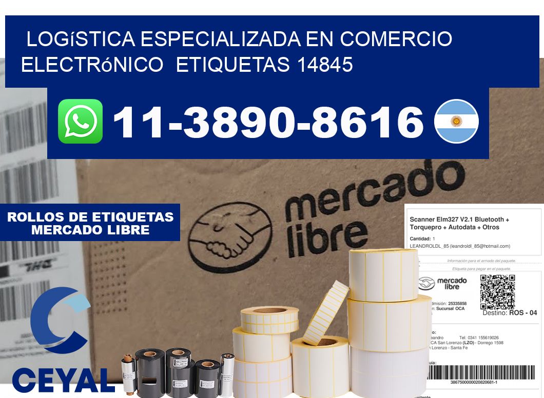 Logística especializada en comercio electrónico  etiquetas 14845