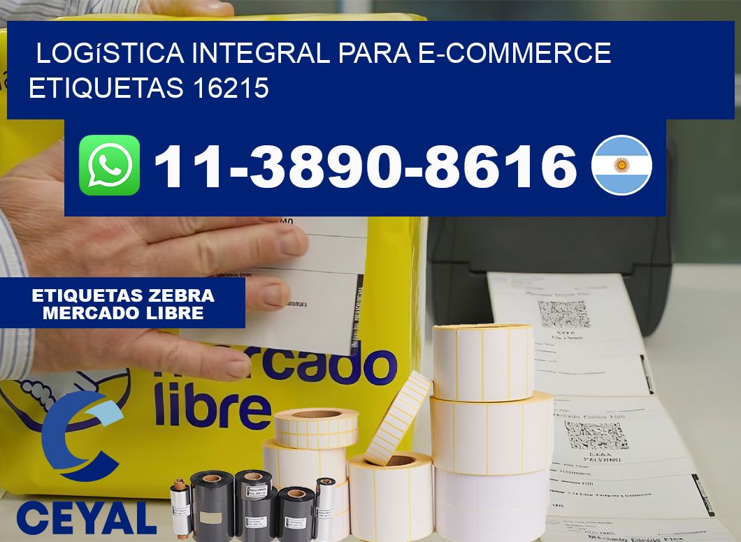 Logística integral para e-commerce  etiquetas 16215