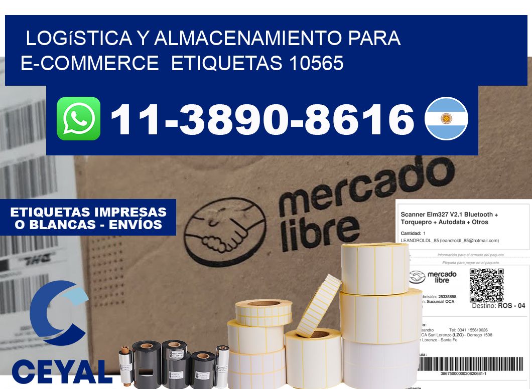 Logística y almacenamiento para e-commerce  etiquetas 10565
