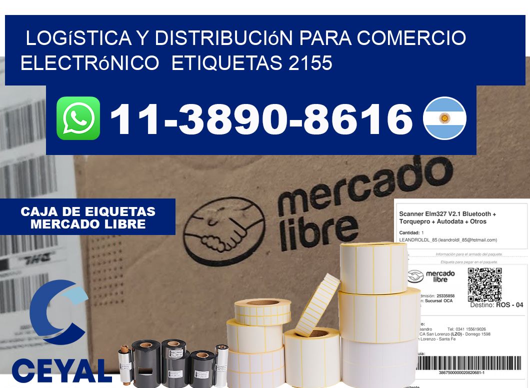 Logística y distribución para comercio electrónico  etiquetas 2155