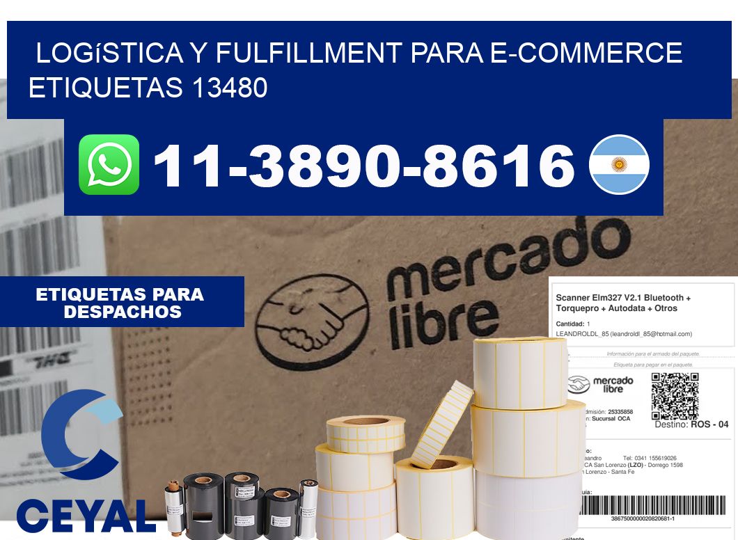Logística y fulfillment para e-commerce  etiquetas 13480