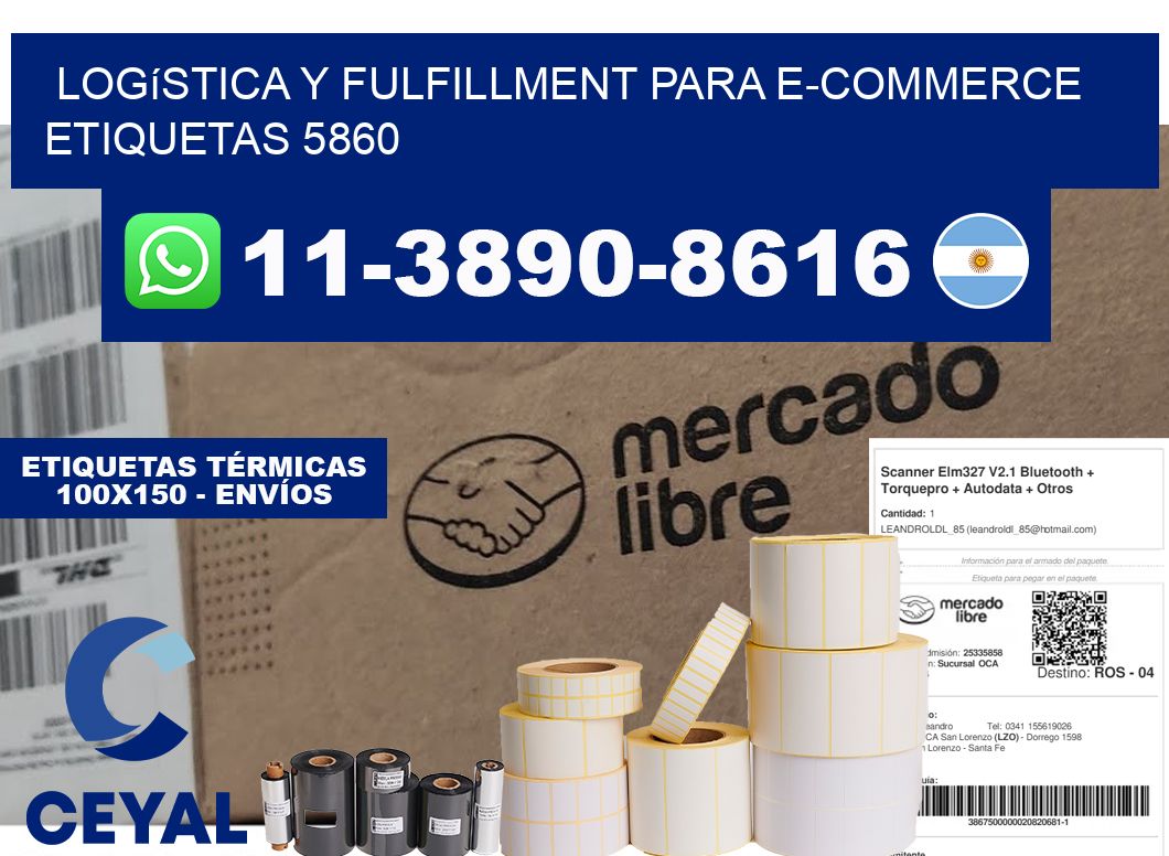 Logística y fulfillment para e-commerce  etiquetas 5860