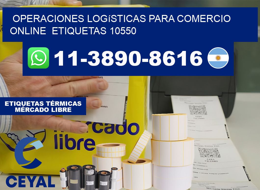 Operaciones logísticas para comercio online  etiquetas 10550