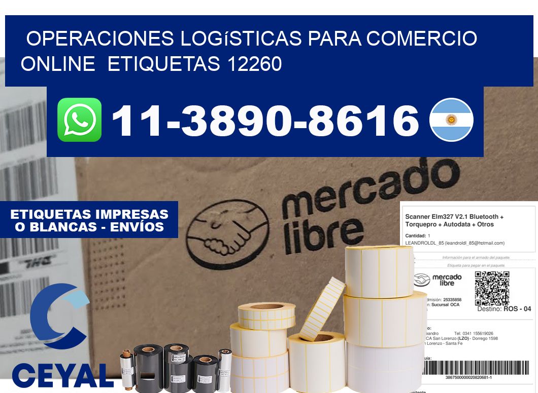 Operaciones logísticas para comercio online  etiquetas 12260