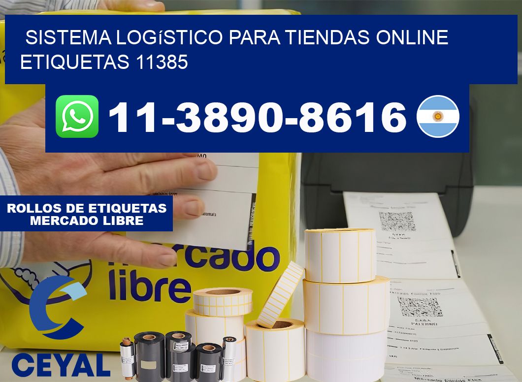 Sistema logístico para tiendas online  etiquetas 11385
