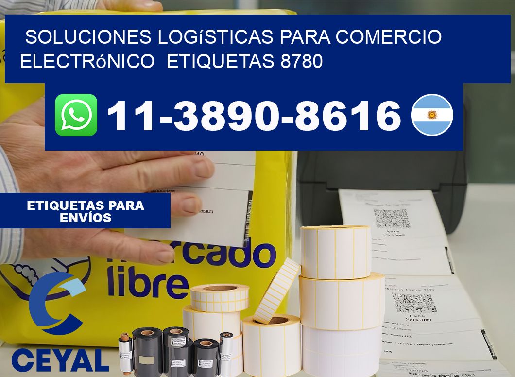 Soluciones logísticas para comercio electrónico  etiquetas 8780