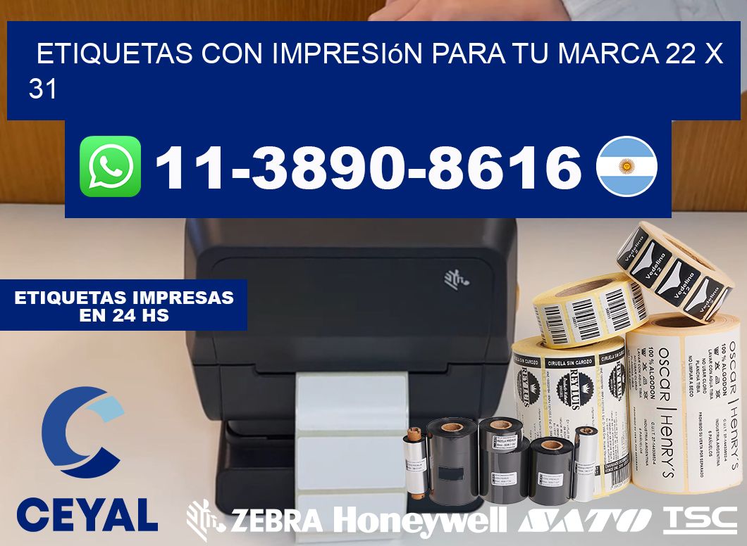 etiquetas con impresión para tu marca 22 x 31