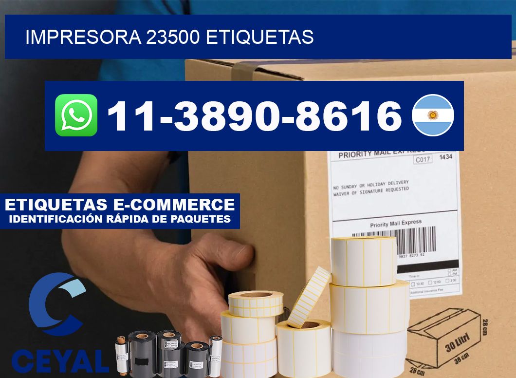 impresora 23500 etiquetas