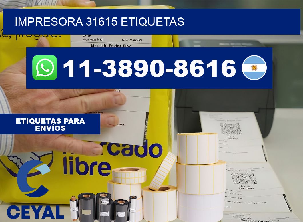 impresora 31615 etiquetas