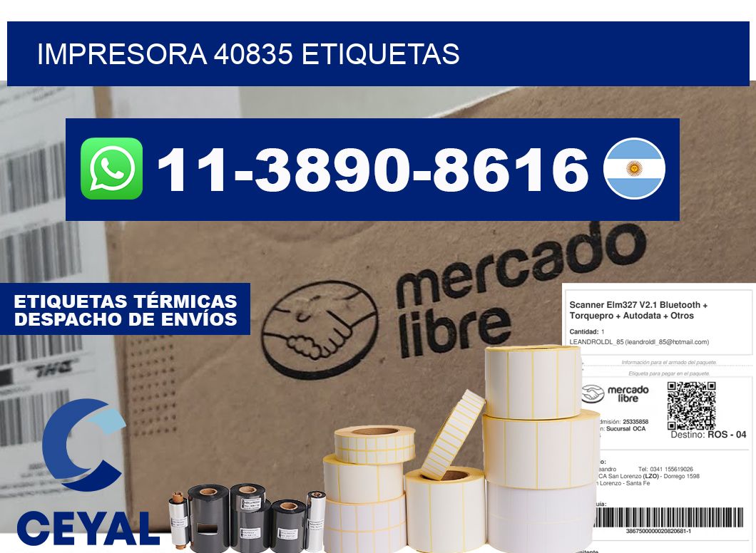 impresora 40835 etiquetas