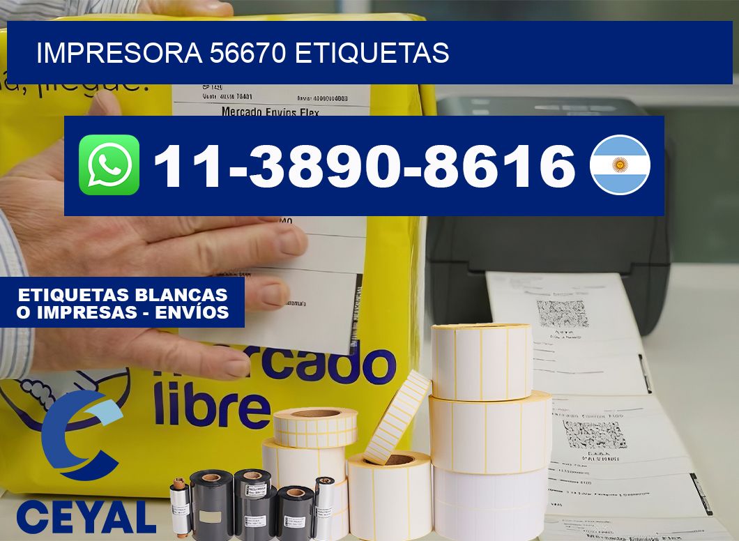 impresora 56670 etiquetas