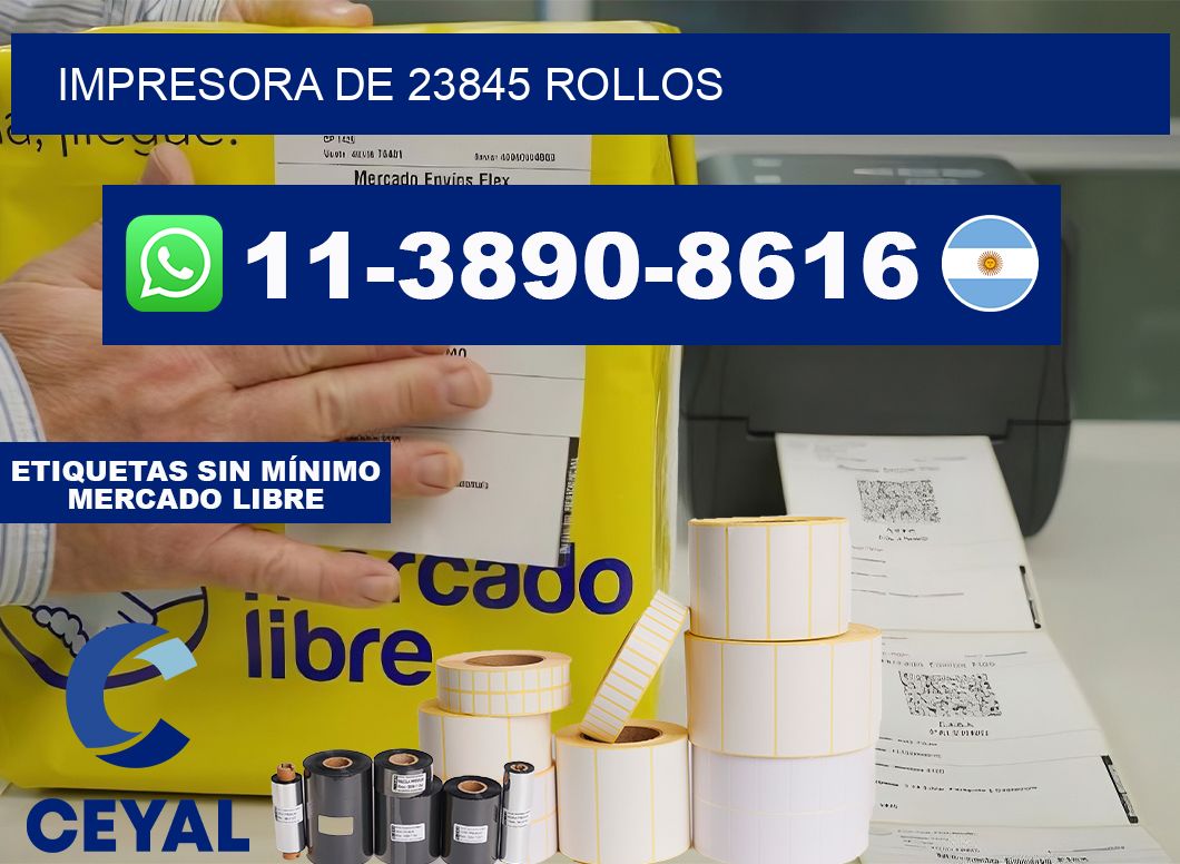 impresora de 23845 rollos
