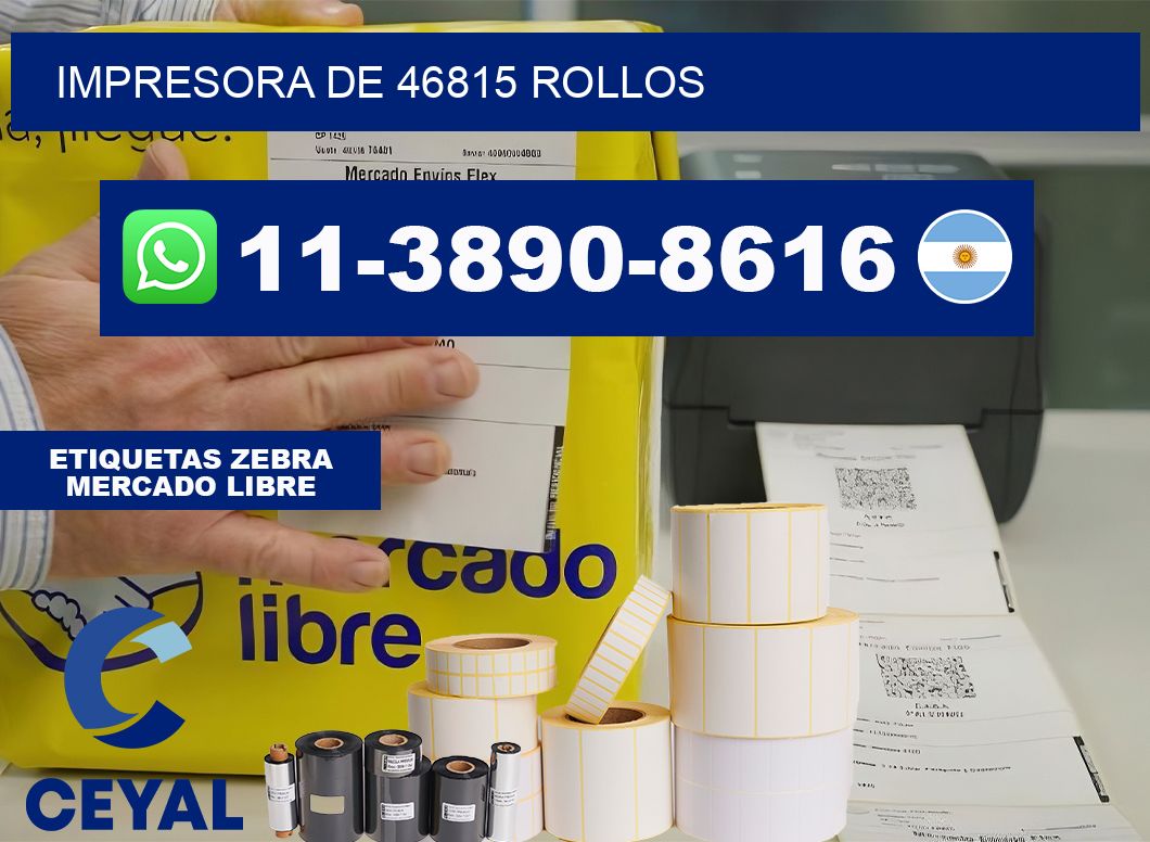 impresora de 46815 rollos