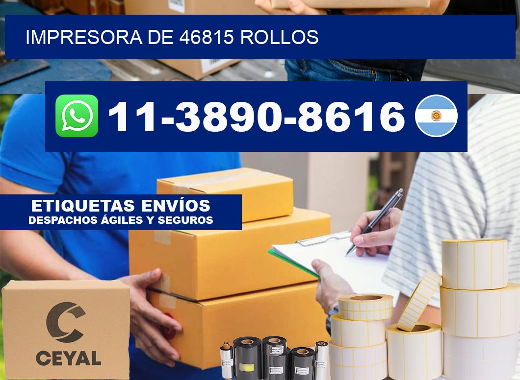 impresora de 46815 rollos