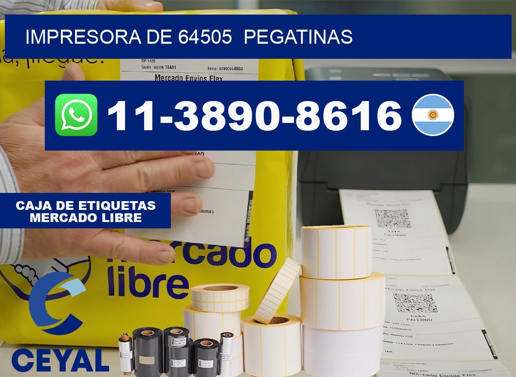 impresora de 64505  pegatinas