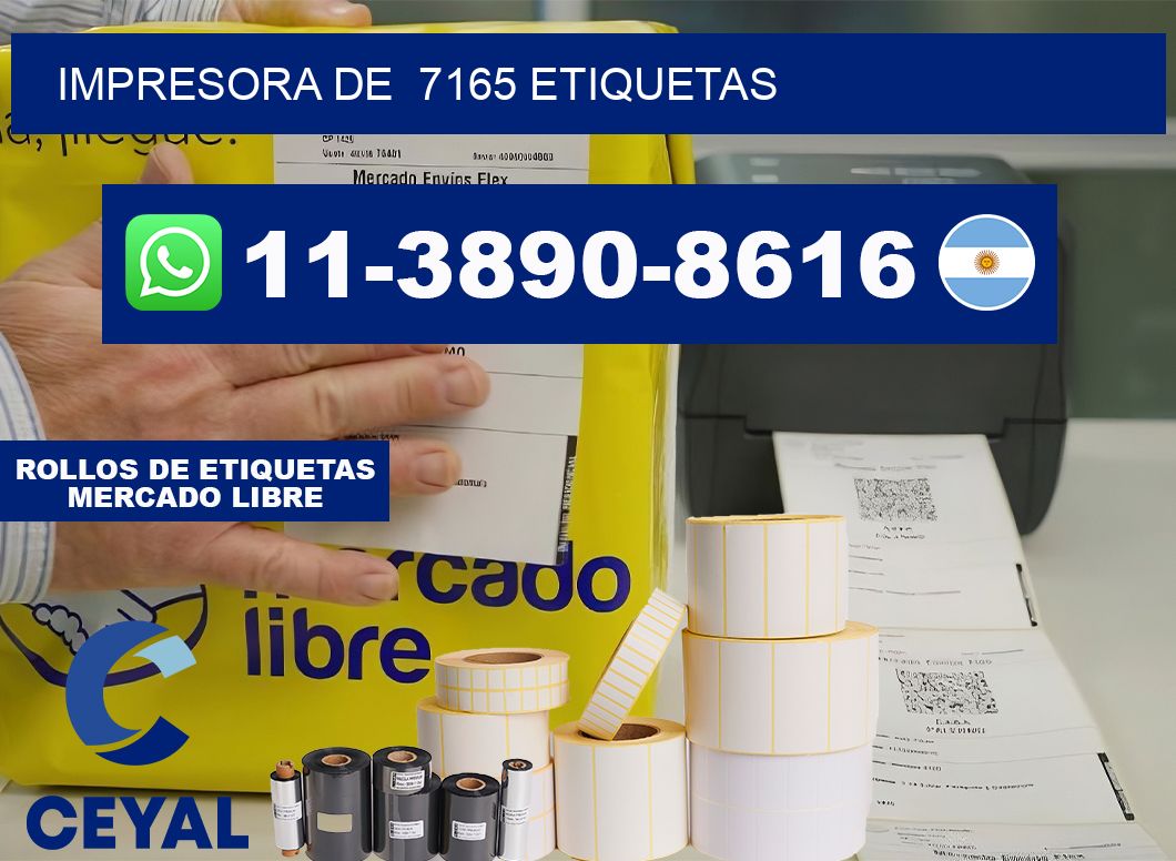 impresora de  7165 etiquetas