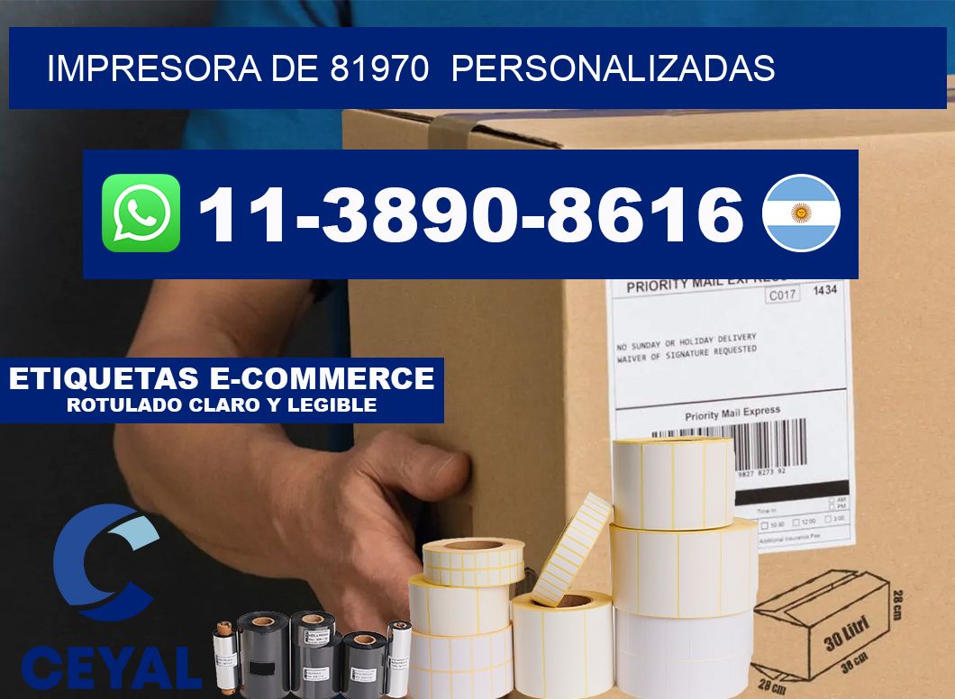 impresora de 81970  personalizadas