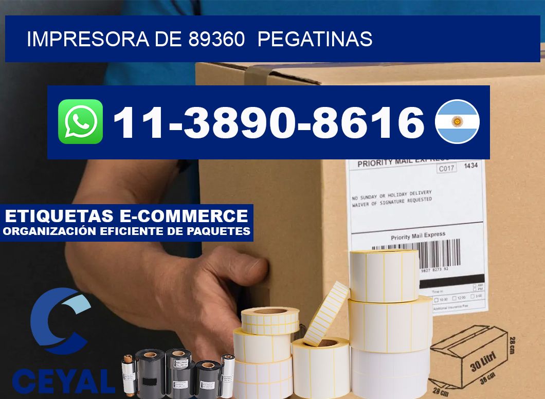 impresora de 89360  pegatinas