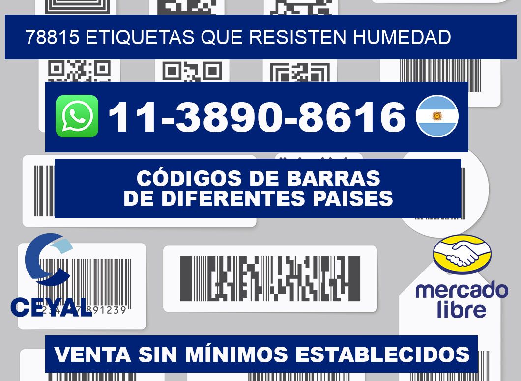 78815 etiquetas que resisten humedad