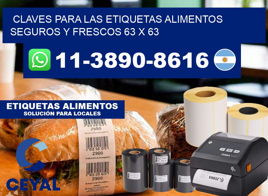 Claves para las etiquetas alimentos seguros y frescos 63 x 63