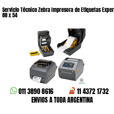 Servicio Técnico Zebra Impresora de Etiquetas Experto 88 x 54