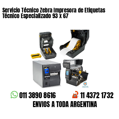 Servicio Técnico Zebra Impresora de Etiquetas Técnico Especializado 93 x 67