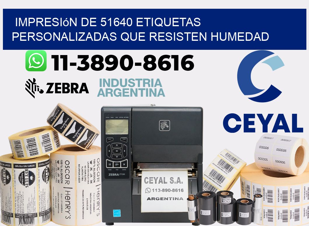 impresión de 51640 etiquetas personalizadas que resisten humedad