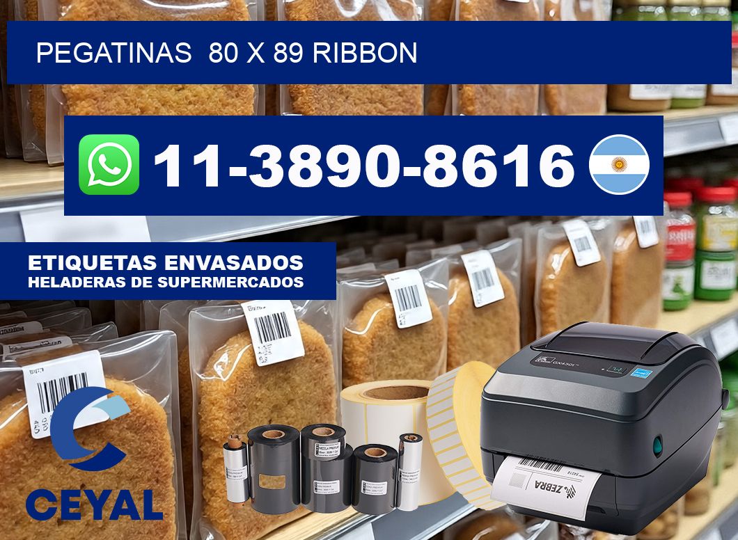 pegatinas  80 x 89 ribbon