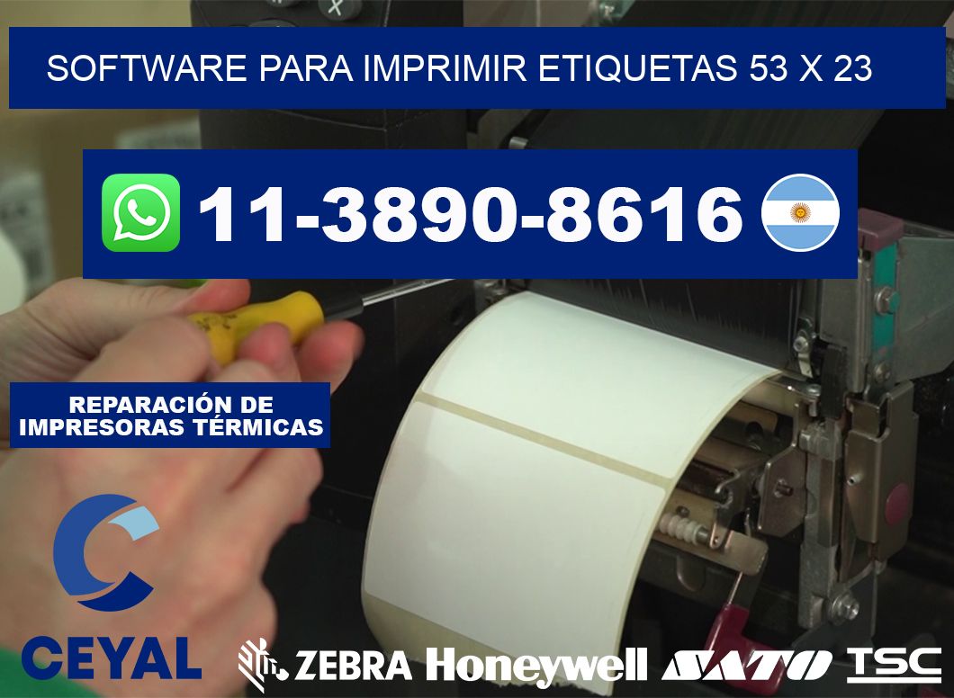 software para imprimir etiquetas 53 x 23
